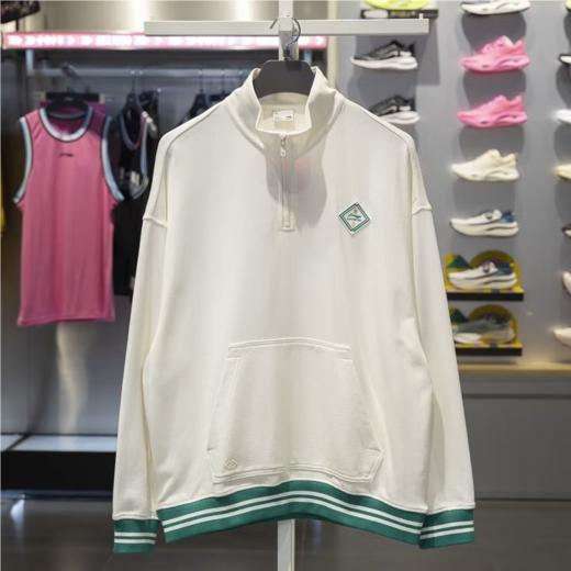 李宁男子秋季套头无帽卫衣AWDU649-1 商品图3