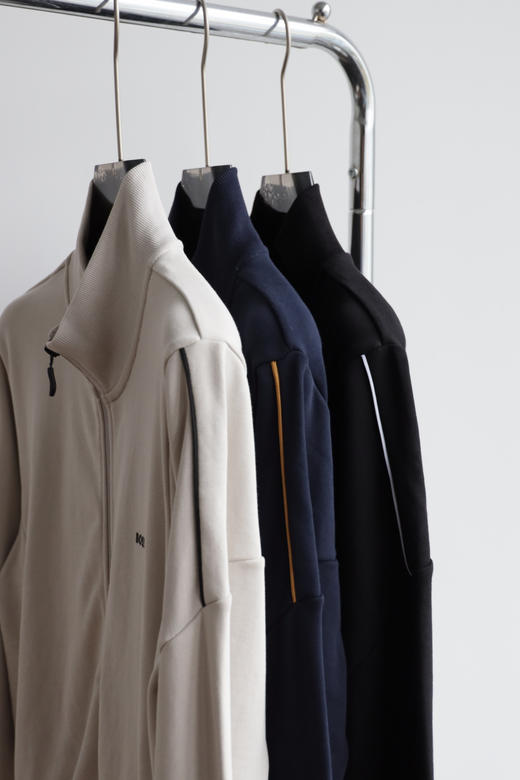 三色H.B 25秋季新款 纯棉毛圈立领夹克外套 WT907 商品图5