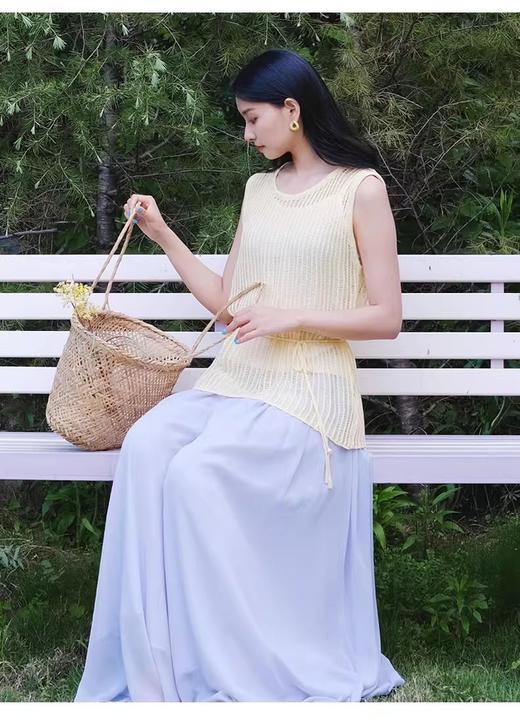 【门店同款】ENJOY夏季“后花园”镂空吊带针织衫 162495641 商品图2