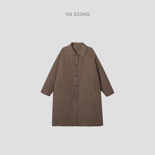 THESOONG|"廓形暖意"90鹅绒超轻盈保暖翻领羽绒服HWYRF8029 商品图5