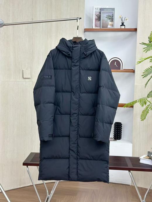 优选丨MLB 纯色长款连帽羽绒服（爆单预售3-5天） 商品图2