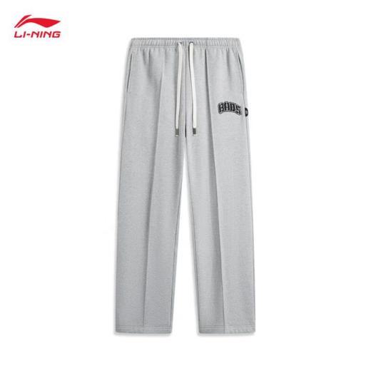 李宁男子冬季加绒保暖直筒卫裤AKLU521-4 商品图0