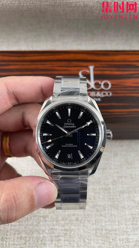 欧米茄VS海马150米系列 柚木黑 6点位日历 Aqua Terra 150米腕表 8900一体机 男士腕表 表径41mm