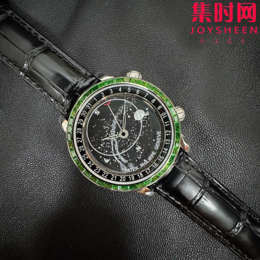 新品上市 匠心打造 百达翡丽PP-3K超级复杂功能时计6104G系列 改装定制宝石款 男士腕表 日内瓦苍穹系列，你可曾想象把星空佩戴在手腕上吗？ 商品图2
