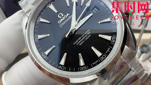 欧米茄VS海马150米系列 黑色盘 3点位日历 Aqua Terra 150米腕表 8500一体机 男士腕表 表径41.5mm 商品图2
