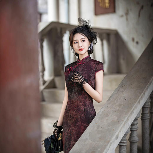 2025红色旗袍春季新款改良新中式敬酒服新娘订婚礼服日常可穿少女 商品图2