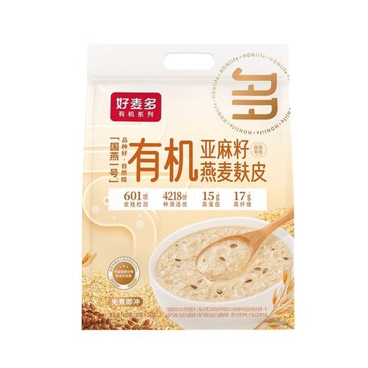 好麦多 有机亚麻籽燕麦麸皮 420g/包 商品图0