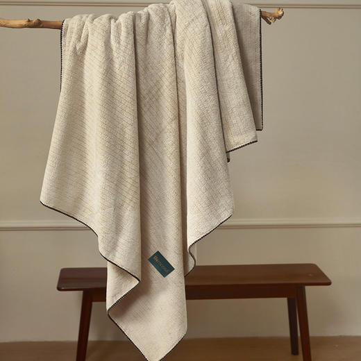 GRACE SPACE格调空间 简约风罗曼尼休闲毯 多场景沙发车内午睡盖毯 商品图7