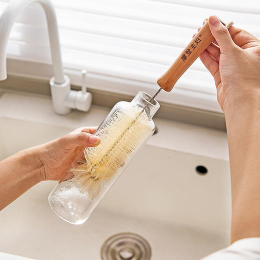 摩登主妇洗杯子杯刷长柄奶瓶刷无死角专用保温杯水杯酒杯清洗神器 商品图0