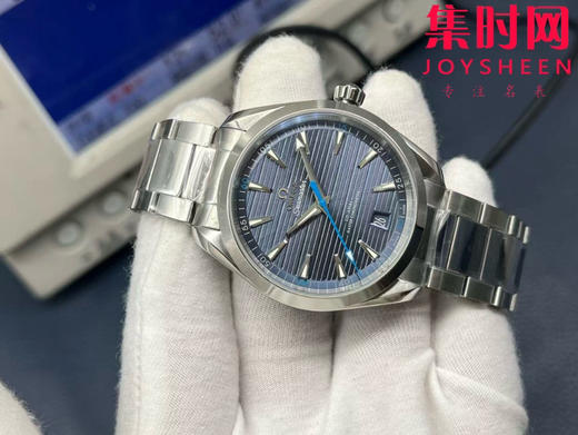 欧米茄VS海马150米系列 柚木蓝 小蓝针 6点位日历 Aqua Terra 150米腕表 8900一体机 男士腕表 表径41mm 商品图3