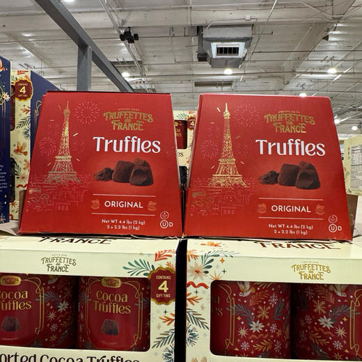 美国✈️特价❤️美国🇺🇸直邮特价299元🉐包税包邮到手了🔥现在是备货巧克力的好时候😍因为随时会断货哈，早点预定下手不怕缺货，法国乔慕黑松露Truffettes巧克力2KG 两盒装 商品图2