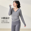 【限时秒】YOGACODE【火树银花系列】薄款运动外套女大码宽松透气连帽长袖瑜伽服DWT225643 商品缩略图2