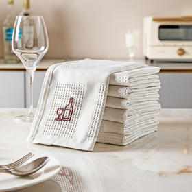 摩登主妇红酒杯擦拭布杯子专用口布无痕不留水渍擦杯布玻璃清洁布