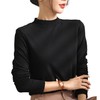 2024年秋冬半高领打底衫女长袖T恤纯色气质百搭内搭上衣抖音直供 商品缩略图4