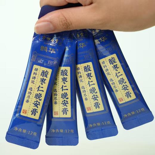 中华老字号 方回春堂 酸枣仁晚安膏168g/盒 桑葚百合茯苓酸枣仁陈皮大枣等 商品图1