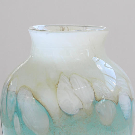 原创新中式绿色肌理玻璃花瓶客厅玄关客厅插花轻奢餐桌设计感摆件 商品图4