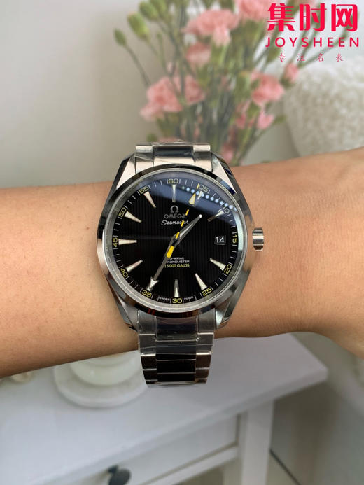 欧米茄VS海马150米系列 大黄蜂 3点位日历 Aqua Terra 150米腕表 8508一体机 男士腕表 表径41.5mm 商品图8