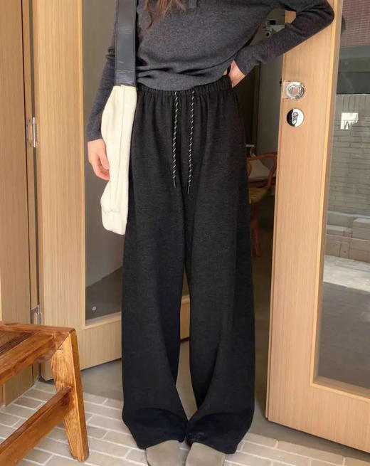 老米优品🎈3天左右发！松弛感穿搭少不了~~！《宽松版型弯刀山本裤》显瘦，慵懒，百搭！不挑身材穿搭~ 商品图1