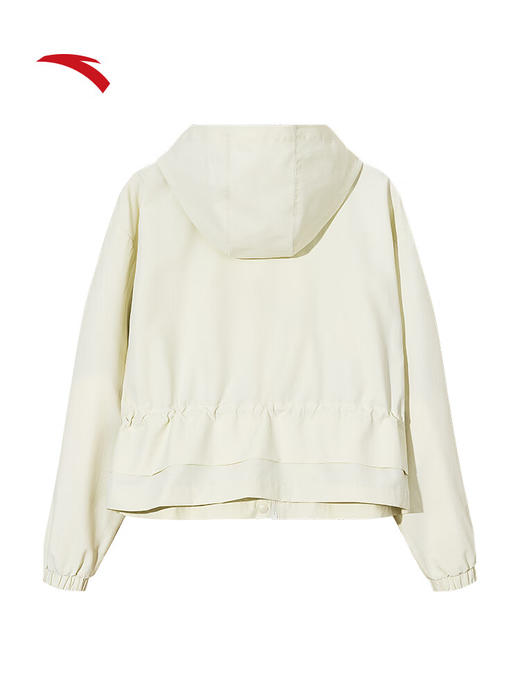 安踏【关晓彤同款】工装风休闲外套 女新款宽松梭织运动上衣162538603 浅柠黄-2 商品图7