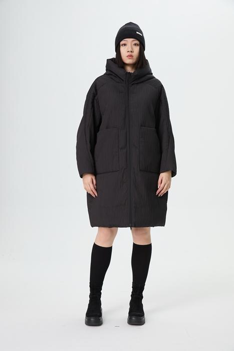 水淼2025冬新款休闲宽松大口袋气质羽绒服1845 商品图2