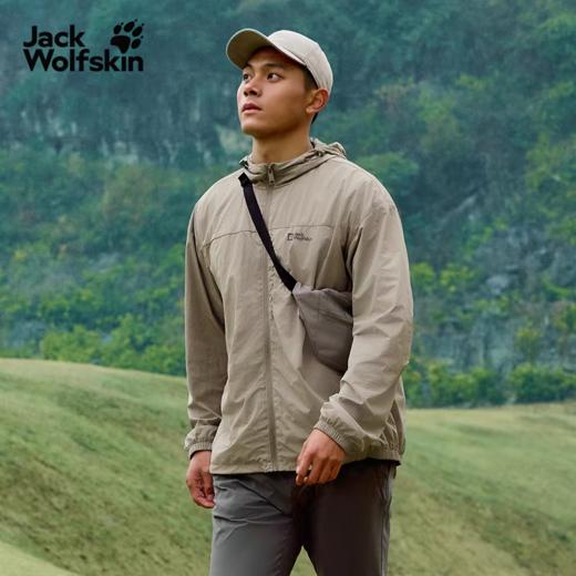 【云粉节】【6折】6楼JACKWOLFSKIN狼爪25年春款KRAJA男款户外防泼水防风透汽夹克A63712-4030吊牌价1199折后价719 商品图0