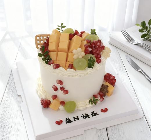 多图可选~红红火火石榴水果蛋糕(告知微信客服要哪个图)-低糖处理无添加 商品图7
