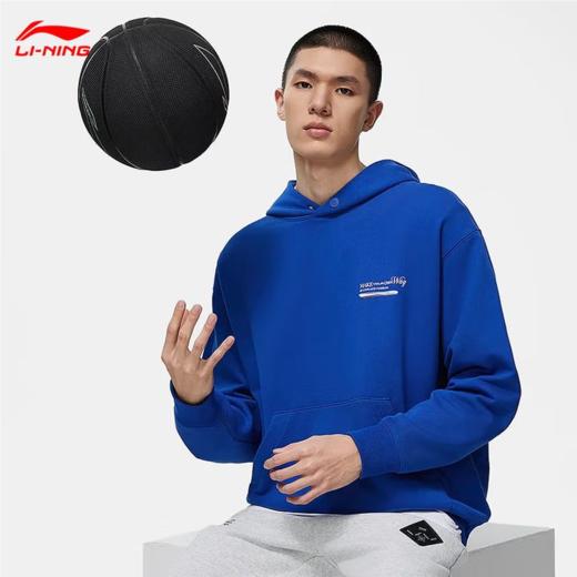 李宁男子套头卫衣情侣装AWDU013-4 商品图1