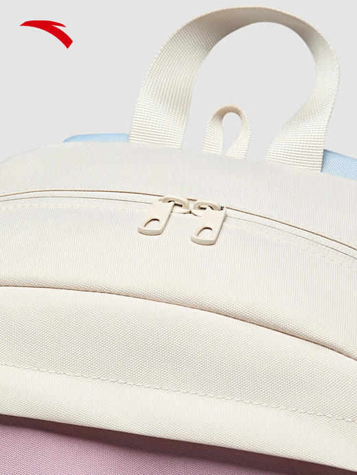 安踏（ANTA）双肩包大容量学生书包耐磨电脑包减负初高中大学生背包192538151 浅明蓝/浅烟灰/粉-6 商品图3