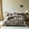 【全棉磨毛】复古田园风秋冬季加厚保暖全棉磨毛四件套纯棉 被套床单床上用品 商品缩略图8