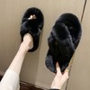 【升级款加厚底毛毛拖！】2025新款外穿女生ins加厚底毛毛拖鞋 秋冬薄底时尚高级软底轻奢女鞋 商品缩略图2