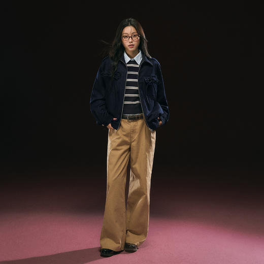 Ariseism 美式复古短外套女秋季新款上衣 商品图0