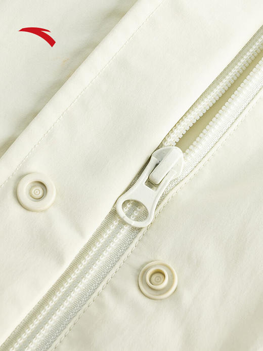 安踏【关晓彤同款】工装风休闲外套 女新款宽松梭织运动上衣162538603 浅柠黄-2 商品图9