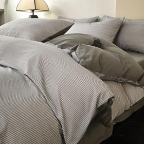 【全棉磨毛】简约风四件套AB双版纯棉被套加厚床单床上用品床笠款三件套2025新款