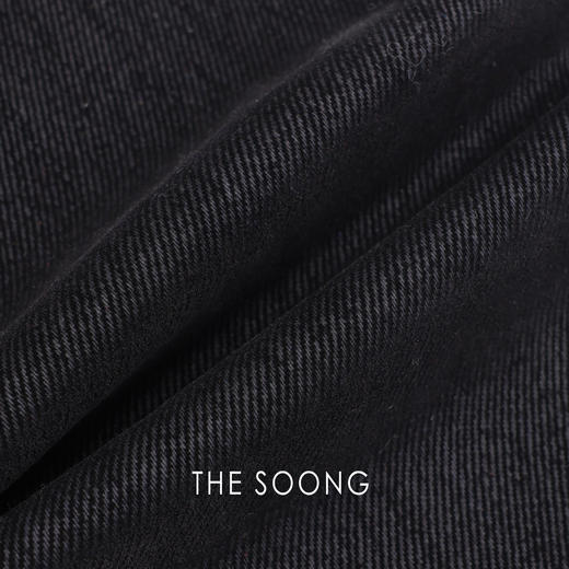THESOONG|’植绒黑牛‘加厚12.5安水洗无弹直筒加厚保暖牛仔裤HBNZ7931 商品图5