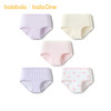 【balaOne】巴拉巴拉儿童内裤棉a类女童三角短裤宝宝纯棉裆五条装 商品缩略图4
