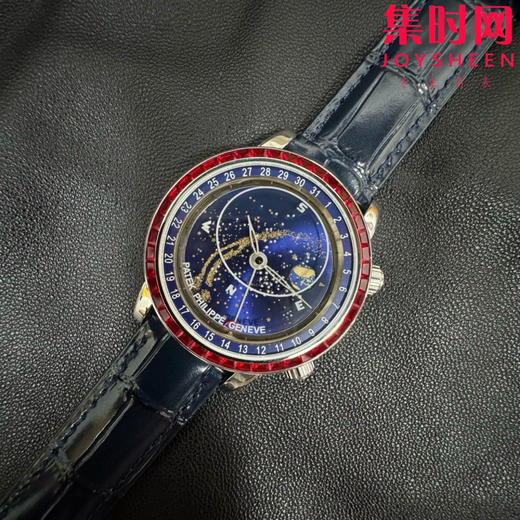 新品上市 匠心打造 百达翡丽PP-3K超级复杂功能时计6104G系列 改装定制宝石款 男士腕表 日内瓦苍穹系列，你可曾想象把星空佩戴在手腕上吗？ 商品图2