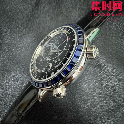 新品上市 匠心打造 百达翡丽PP-3K超级复杂功能时计6104G系列 改装定制宝石款 男士腕表 日内瓦苍穹系列，你可曾想象把星空佩戴在手腕上吗？ 商品图3