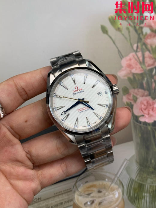 欧米茄VS海马150米系列 金针海马 金针队长 3点位日历 Aqua Terra 150米腕表 8500一体机 男士腕表 表径41.5mm 商品图2
