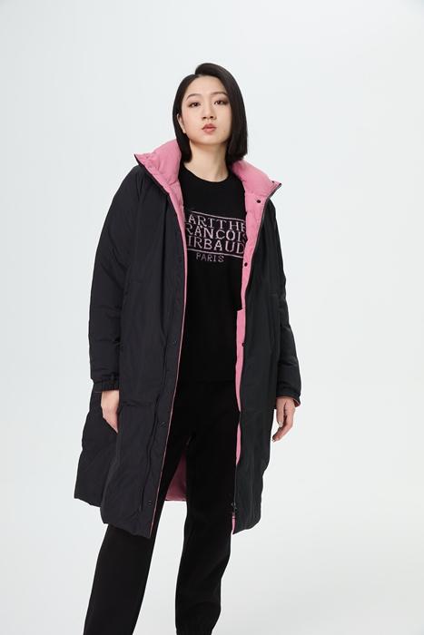 行走的被子 水淼2025冬新款时尚气质长款羽绒服1834 商品图0