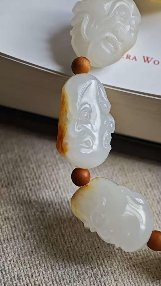 罗汉·双面雕手串【嘉石群播101】 商品图6