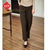 上海逸红颜韶灵2025秋装新品羊毛混纺柔软显瘦松紧腰西裤裤女 商品缩略图2