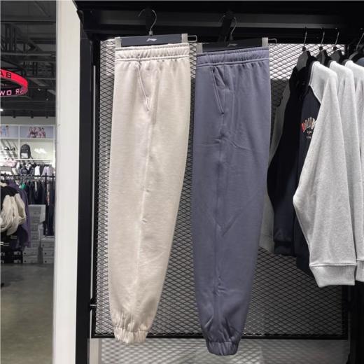 李宁男子秋休闲束脚卫裤AKLU023-3 商品图1