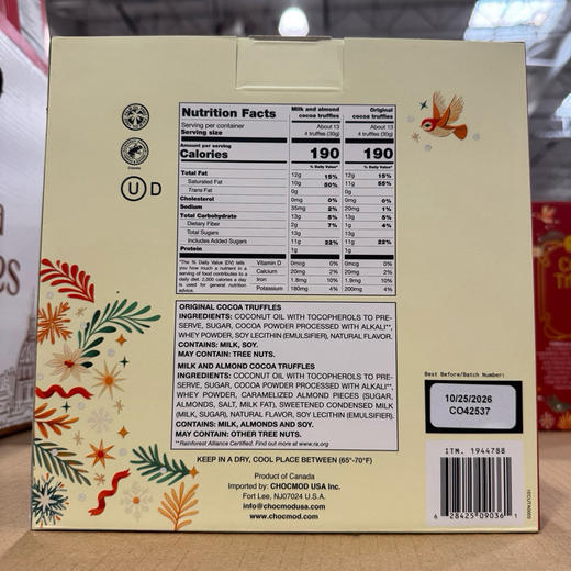 Truffettes铁罐礼盒松露巧克力299元🉐包税包邮到手了🔥美国🇺🇸直邮🉐Truffettes De France可可松露巧克力200g*4罐🔥 商品图7