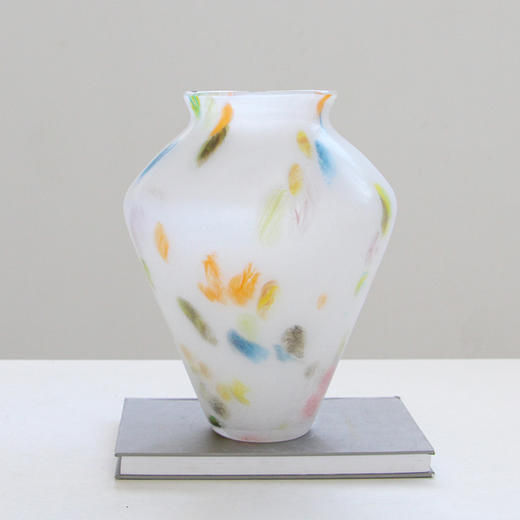 碧轩新品简约创意渐变彩色磁粉哑光打沙花瓶摆仿真花客厅玄关花器 商品图1