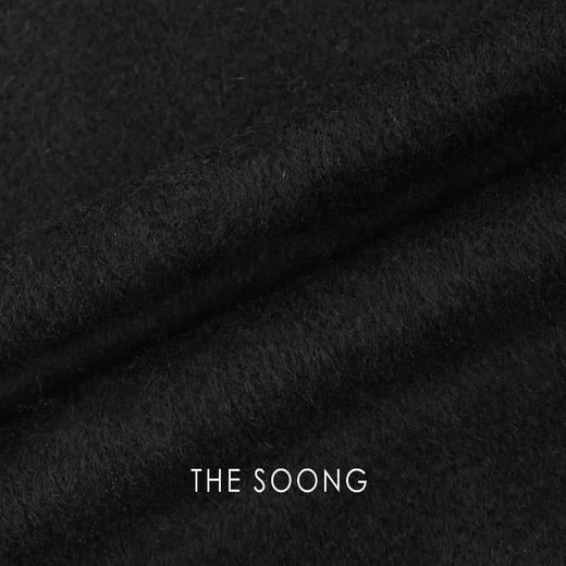 THESOONG|"松弛暗调"羊毛桑蚕丝秋冬加厚连帽卫衣外套女HBWT7548 商品图7