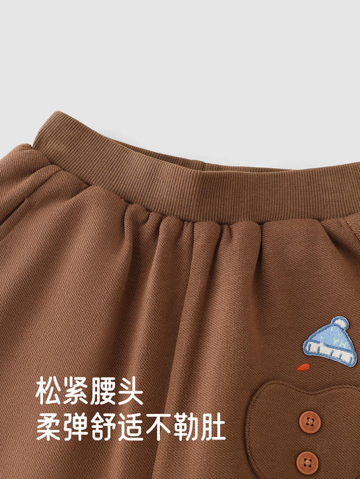 英氏儿童夹棉束脚长裤男童中小童秋冬保暖休闲新款YRKCJ4R058A 商品图3