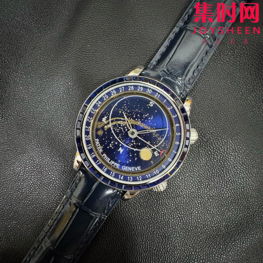 新品上市 匠心打造 百达翡丽PP-3K超级复杂功能时计6104G系列 改装定制宝石款 男士腕表 日内瓦苍穹系列，你可曾想象把星空佩戴在手腕上吗？ 商品图1