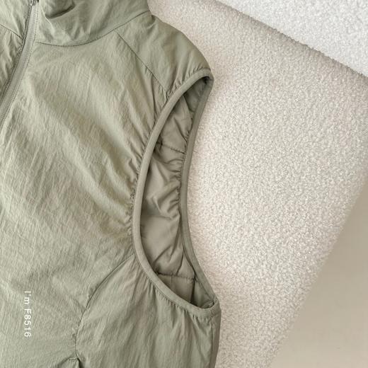 老米优品🎈3-5天发！内夹100%羊毛《轻量化羊毛水波纹立领男士云绒暖马甲 》专为20℃温差场景设计，轻量保暖！WT251018A 商品图4