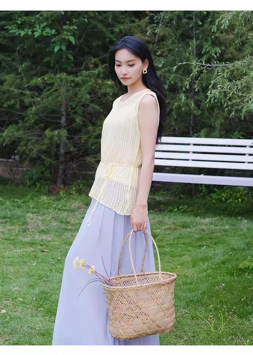 【门店同款】ENJOY夏季“后花园”镂空吊带针织衫 162495641 商品图3