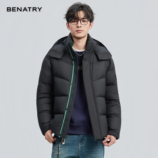 贝纳川冬季新品可脱卸连帽面包服ECF405267 商品图0